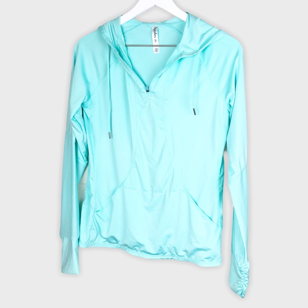 Kyodan Athletic Quarter Zip Pullover Turquoise